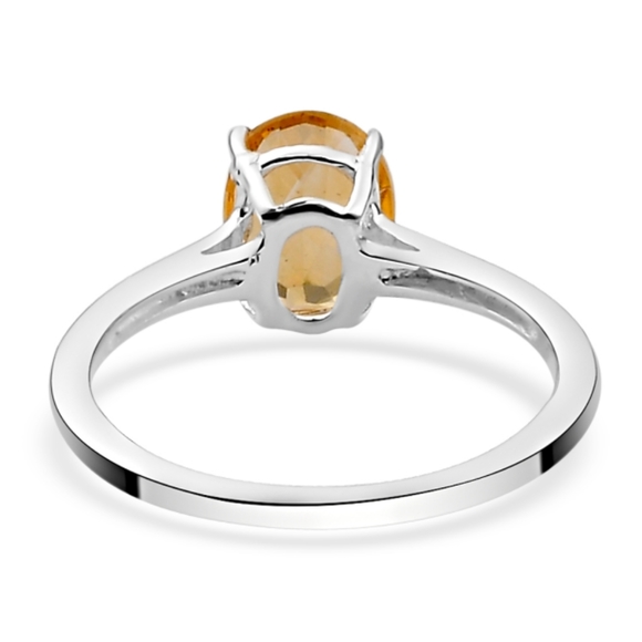 BRAZILIAN CITRINE 1.15ctw STERLING SILVER RING - Picture 3 of 6